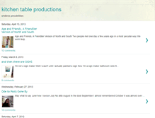 Tablet Screenshot of kitchentableproductions.blogspot.com