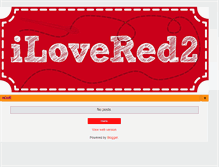 Tablet Screenshot of ilovered2.blogspot.com