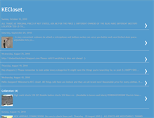 Tablet Screenshot of kecloset.blogspot.com