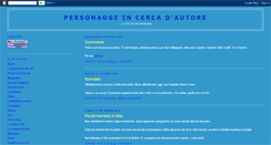 Desktop Screenshot of personaggeincercadautore.blogspot.com