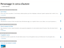 Tablet Screenshot of personaggeincercadautore.blogspot.com