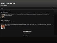 Tablet Screenshot of paulsalmonspiritualistmedium.blogspot.com
