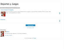 Tablet Screenshot of aitor-deportesyjuegos.blogspot.com