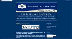 Desktop Screenshot of nocpaddlingschool.blogspot.com