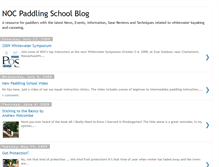 Tablet Screenshot of nocpaddlingschool.blogspot.com