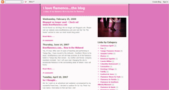 Desktop Screenshot of iloveflamenco.blogspot.com