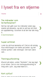 Mobile Screenshot of ilysetfraenstjerne.blogspot.com
