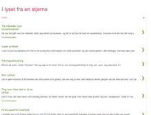 Tablet Screenshot of ilysetfraenstjerne.blogspot.com