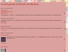 Tablet Screenshot of construyendoelmundodemaana.blogspot.com