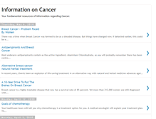 Tablet Screenshot of canceradvisory.blogspot.com