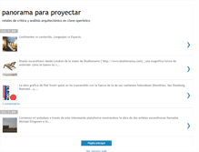 Tablet Screenshot of panoramaparaproyectar.blogspot.com