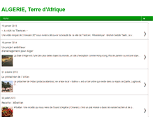 Tablet Screenshot of algerieterredafrique.blogspot.com