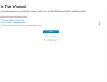 Tablet Screenshot of isthiswisdom.blogspot.com