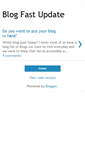 Mobile Screenshot of bloglastupdate.blogspot.com