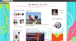 Desktop Screenshot of enroutetolife.blogspot.com
