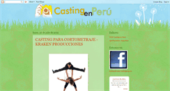 Desktop Screenshot of castingenperu.blogspot.com