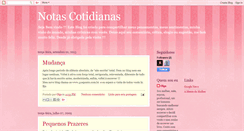 Desktop Screenshot of notascotidianas.blogspot.com