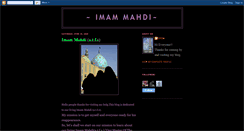 Desktop Screenshot of imammahdiiscoming.blogspot.com