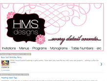 Tablet Screenshot of hmsdesigns.blogspot.com