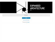 Tablet Screenshot of expandedarchitecture.blogspot.com