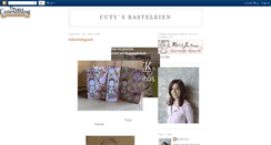 Desktop Screenshot of cutysbasteleien.blogspot.com