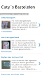 Mobile Screenshot of cutysbasteleien.blogspot.com