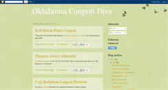 Desktop Screenshot of okcoupondiva.blogspot.com