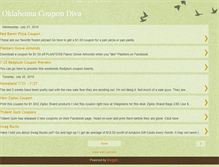 Tablet Screenshot of okcoupondiva.blogspot.com