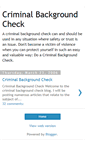 Mobile Screenshot of criminal--background-check.blogspot.com
