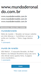 Mobile Screenshot of mundoderonaldo.blogspot.com