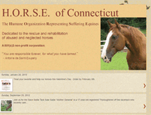 Tablet Screenshot of horseofct.blogspot.com