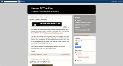 Desktop Screenshot of heroesoftheclan.blogspot.com