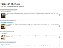 Tablet Screenshot of heroesoftheclan.blogspot.com