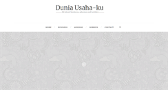 Desktop Screenshot of duniausaha-ku.blogspot.com