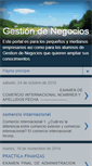 Mobile Screenshot of gestiondenegocios-peru.blogspot.com
