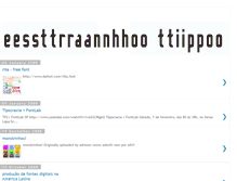 Tablet Screenshot of estranhotipo.blogspot.com