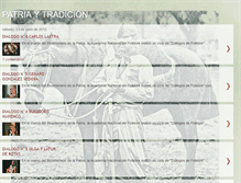 Tablet Screenshot of patriaytradicion.blogspot.com