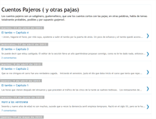 Tablet Screenshot of cuentospajeros.blogspot.com