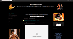 Desktop Screenshot of bruce-lee-movie-trailer.blogspot.com