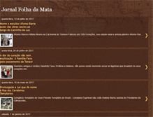 Tablet Screenshot of jornalfolhadamata.blogspot.com