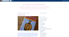 Desktop Screenshot of flight-of-minerva.blogspot.com