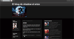 Desktop Screenshot of el-blog-de-shadow-el-erizodesviart.blogspot.com