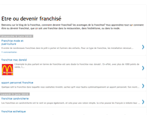 Tablet Screenshot of etre-devenir-franchise.blogspot.com