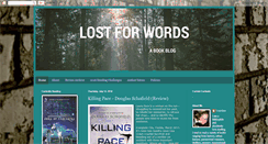 Desktop Screenshot of lostforwords-corrine.blogspot.com