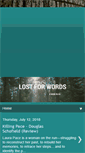 Mobile Screenshot of lostforwords-corrine.blogspot.com