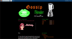 Desktop Screenshot of gossipblender.blogspot.com