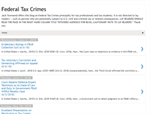 Tablet Screenshot of federaltaxcrimes.blogspot.com