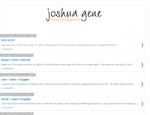 Tablet Screenshot of joshuagenephotography.blogspot.com