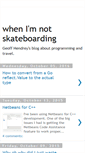 Mobile Screenshot of notskateboarding.blogspot.com