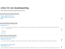 Tablet Screenshot of notskateboarding.blogspot.com